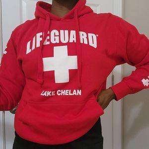 Red Lifeguard Hoodie